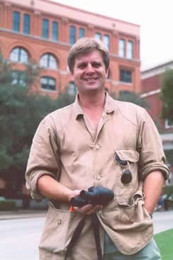 Mike Outside Book Depository
